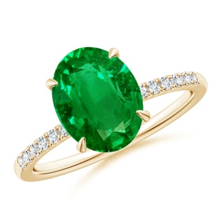 Oval AAAA Emerald