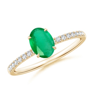 Oval A Emerald