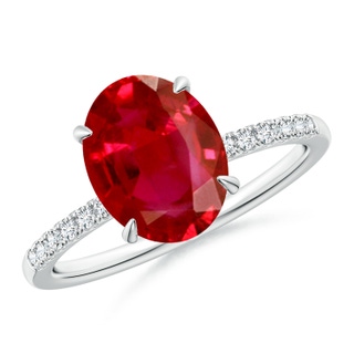 Oval AAA Ruby