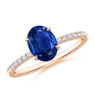 Oval AAA Blue Sapphire