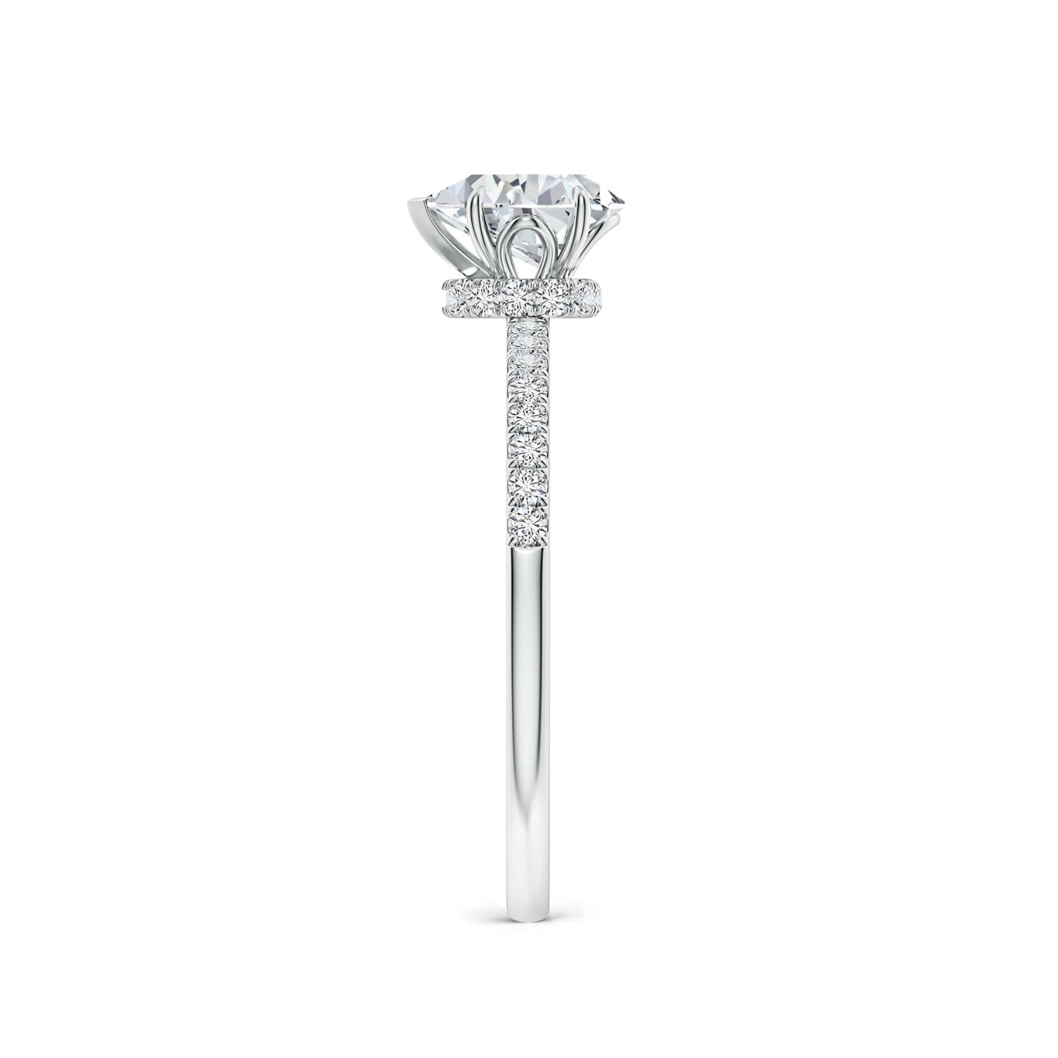 7x5mm HSI2 SR4534D-WG-HSI2-7x5 in White Gold - side 3