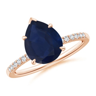 Pear A Blue Sapphire