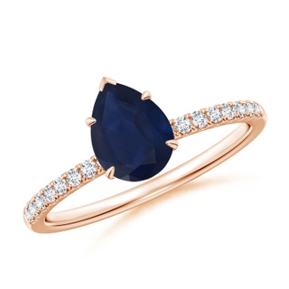 Pear A Blue Sapphire
