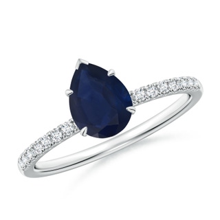 Pear A Blue Sapphire