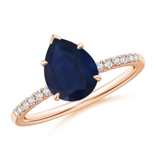 Pear A Blue Sapphire