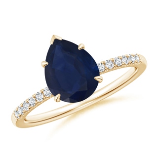 Pear A Blue Sapphire
