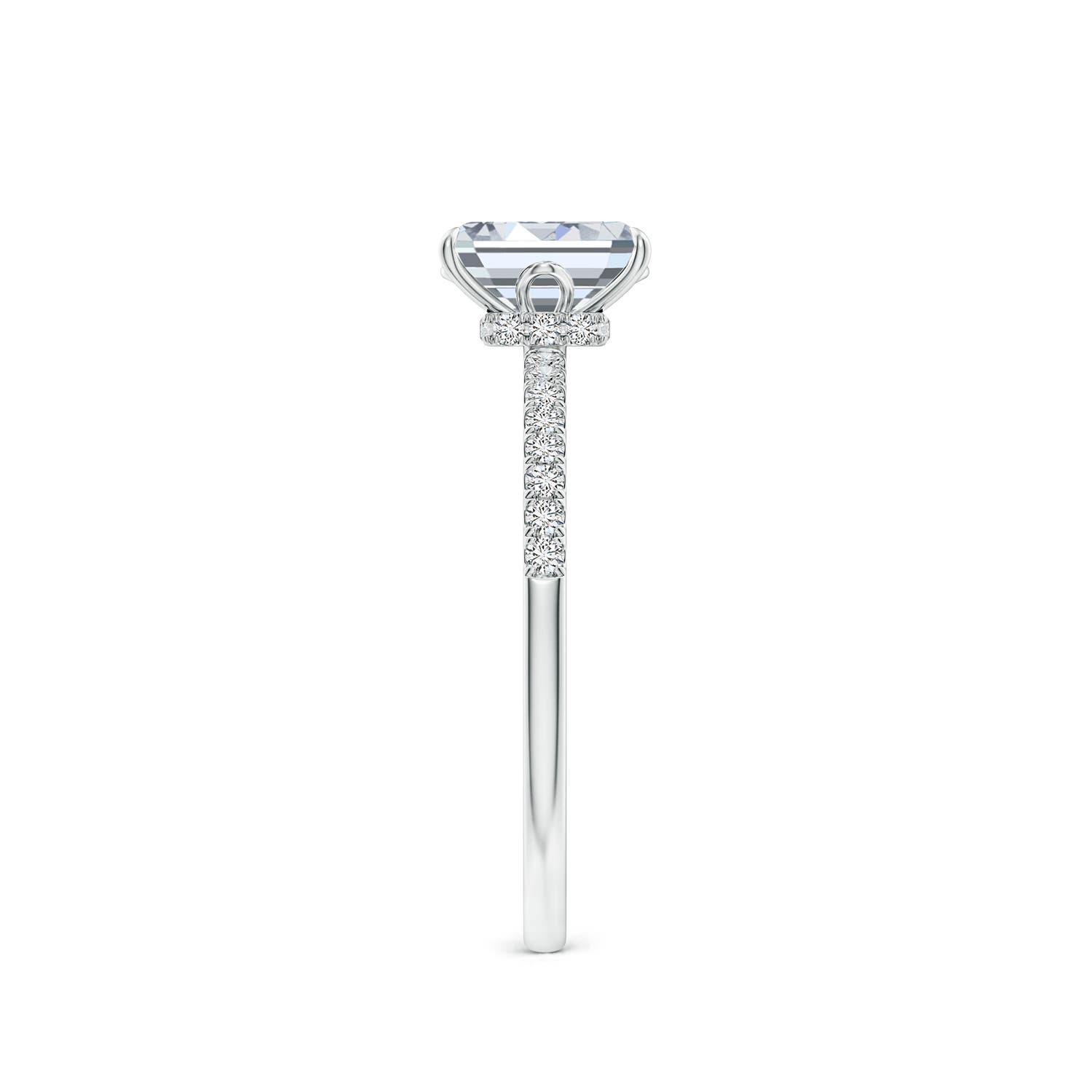 7x5mm HSI2 SR4535D-WG-HSI2-7x5 in White Gold - side 3