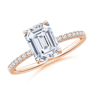 8x6mm GVS2 SR4535D-RGE-GVS2-8x6 in 18K Rose Gold