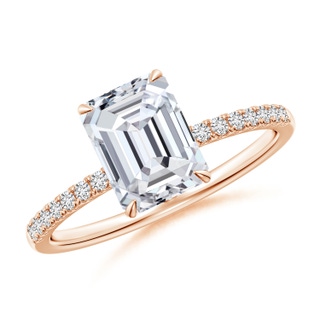 8x6mm HSI2 SR4535D-RGE-HSI2-8x6 in 18K Rose Gold