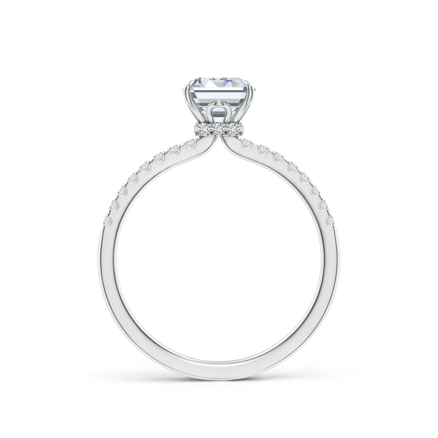 8x6mm HSI2 SR4535D-WG-HSI2-8x6 in White Gold - side 2