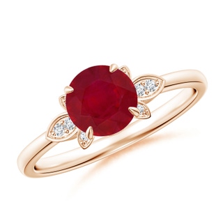 Round AA Ruby