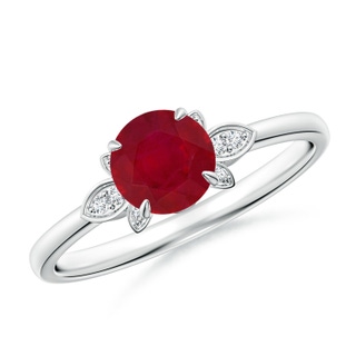 Round AA Ruby