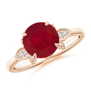 Round AA Ruby