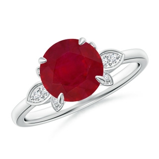 Round AA Ruby