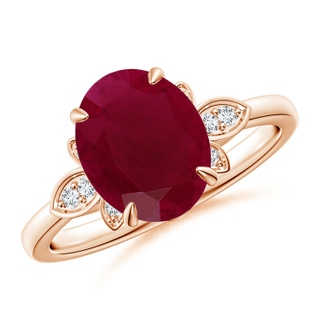 Oval A Ruby