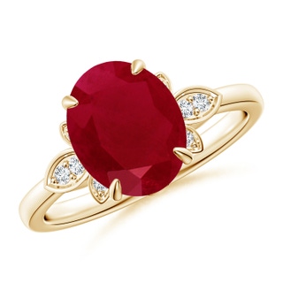Oval AA Ruby