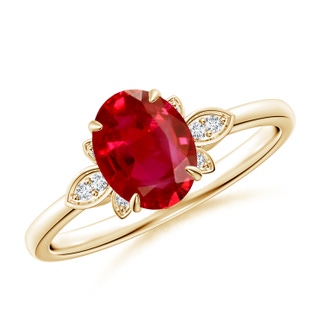 Oval AAA Ruby