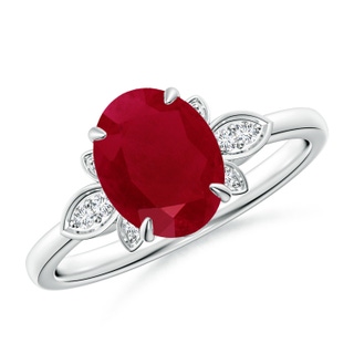 Oval AA Ruby