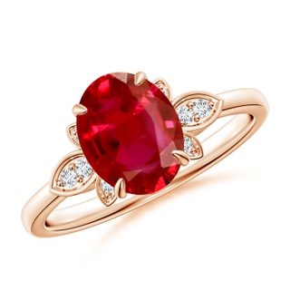 Oval AAA Ruby