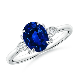 Oval AAAA Blue Sapphire