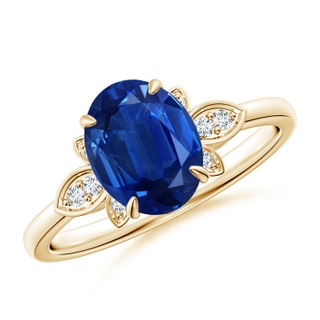 Oval AAA Blue Sapphire