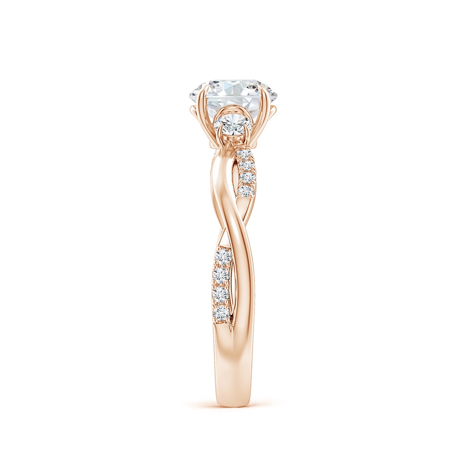 6.4mm GVS2 SR4540D-RGN-GVS2-6.4 in 9K Rose Gold side 299