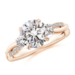 8mm IJI1I2 SR4540D-RG-IJI1I2-8 in Rose Gold