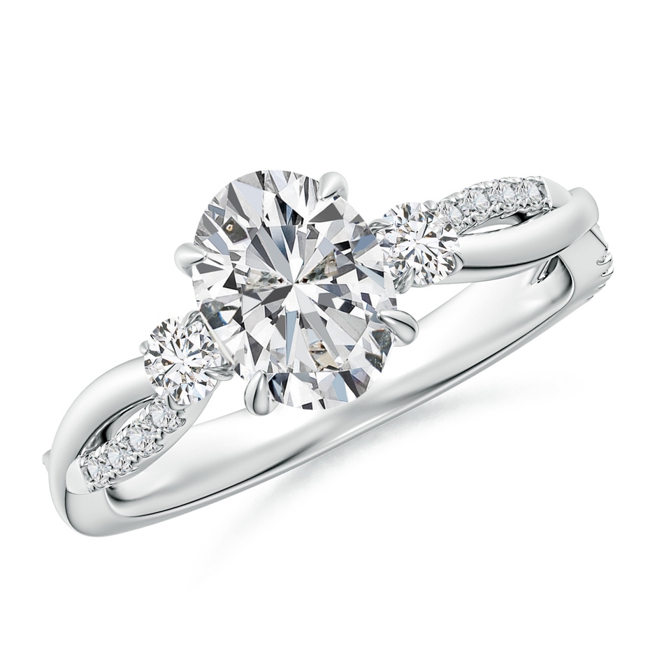 8x6mm HSI2 SR4541D-WG-HSI2-8x6 in White Gold 