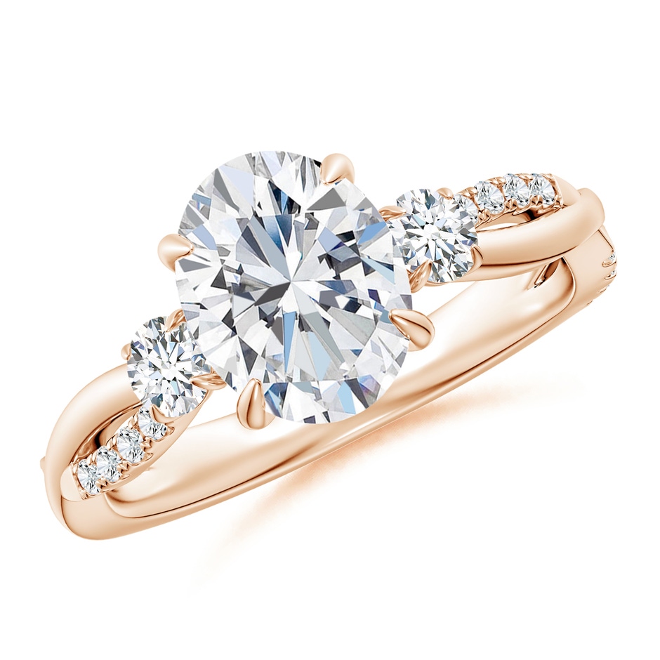 9x7mm GVS2 SR4541D-RGE-GVS2-9x7 in 18K Rose Gold 