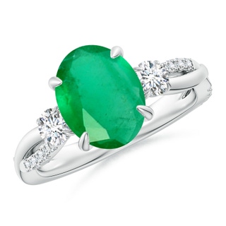 Oval A Emerald