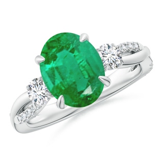 Oval AA Emerald