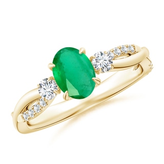 Oval A Emerald
