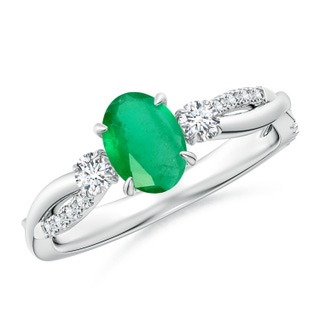 Oval A Emerald