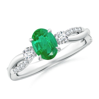 Oval AA Emerald