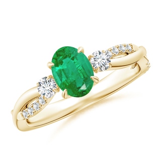 Oval AA Emerald