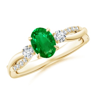 Oval AAAA Emerald