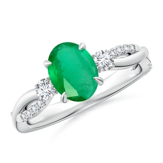 Oval A Emerald