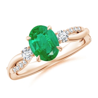 Oval AA Emerald