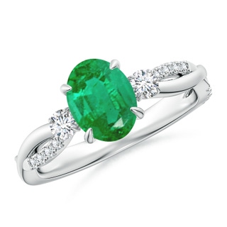 Oval AA Emerald