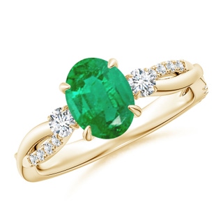 Oval AA Emerald