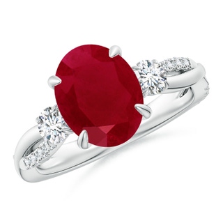 Oval AA Ruby