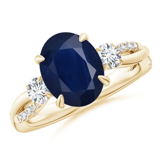 Oval A Blue Sapphire