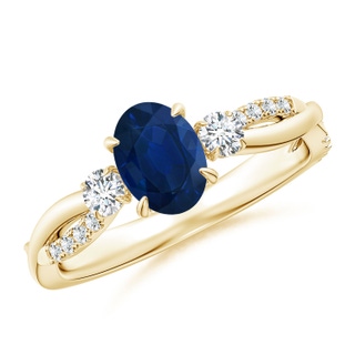 Oval AA Blue Sapphire
