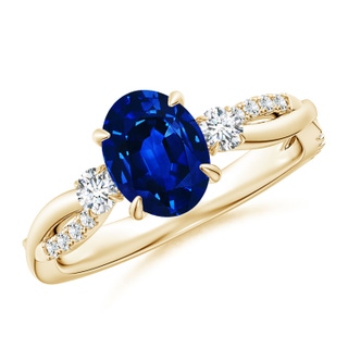 Oval AAAA Blue Sapphire