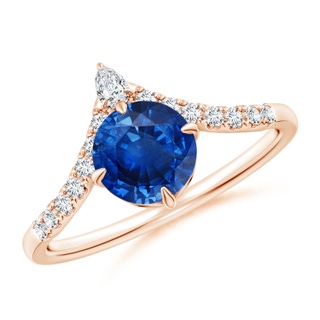 Round AAA Blue Sapphire