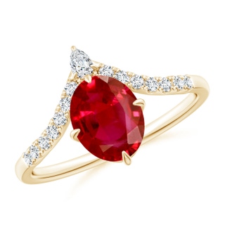 Oval AAA Ruby