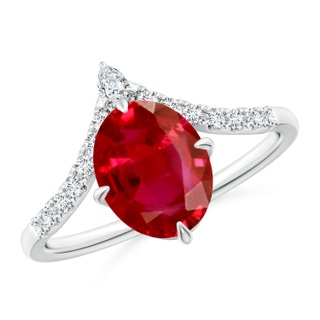 Oval AAA Ruby