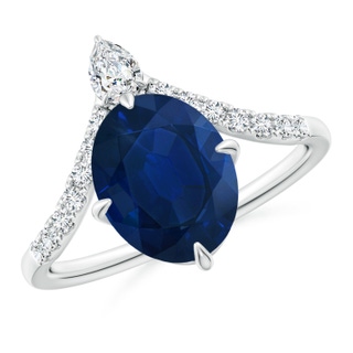 Oval AA Blue Sapphire