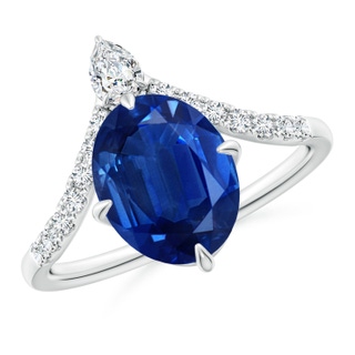 Oval AAA Blue Sapphire