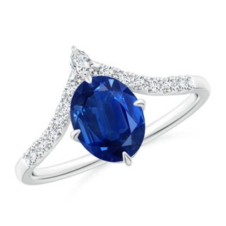 Oval AAA Blue Sapphire